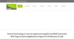 Desktop Screenshot of fannatechnology.com